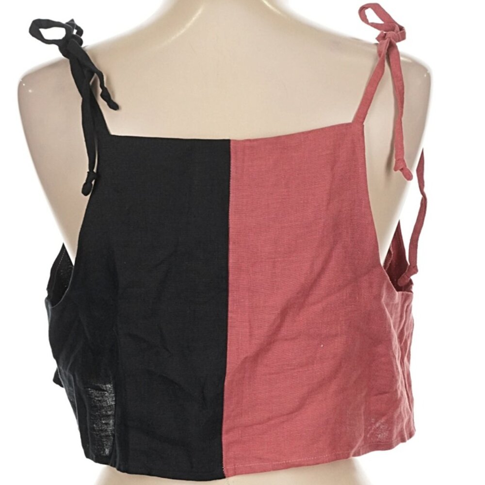 Maker & Mineral Ruby Crop in Half and Half Large NWT - Picture 2 of 3